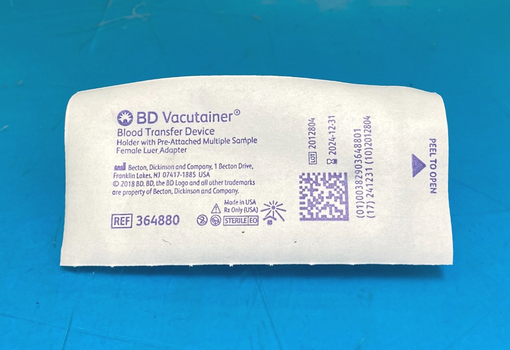 BD (Becton Dickinson) Blood Transfer Device